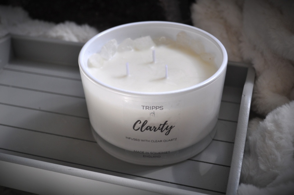 Clear Quartz  Crystal Infused Candle - Clarity 55cl